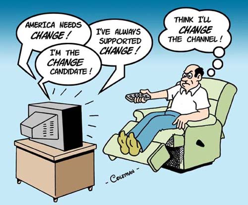 change the channel