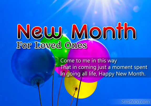 new month greetings for loved ones pictures