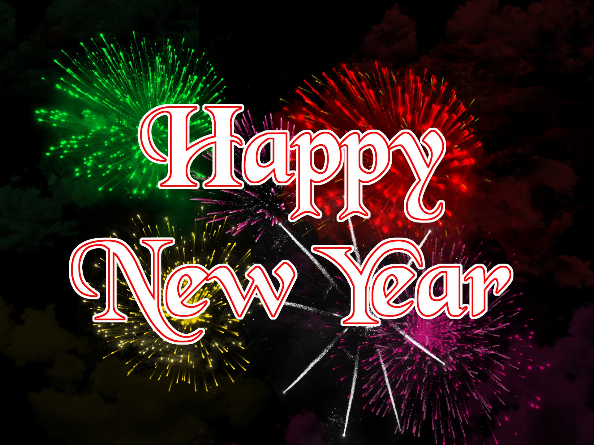 happy new year fireworks